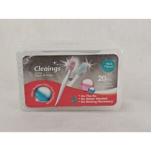 Cleaings® Mini Brushes-Disposable Toothbrushes with Toothpaste and Pick for Work